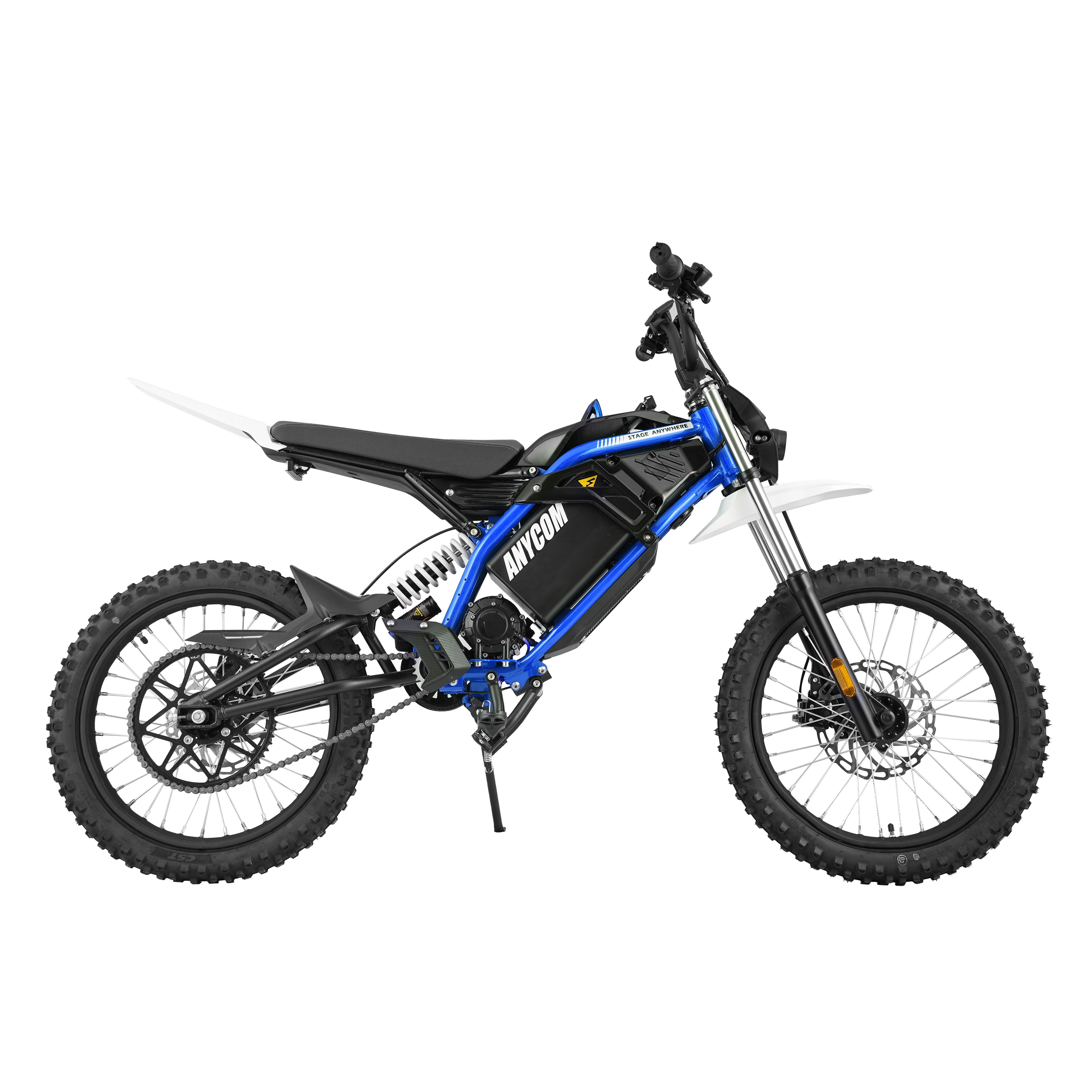 Anycom DB1 Mid-Drive Off-Road Electric Dirt Bike with pedal for All Ages