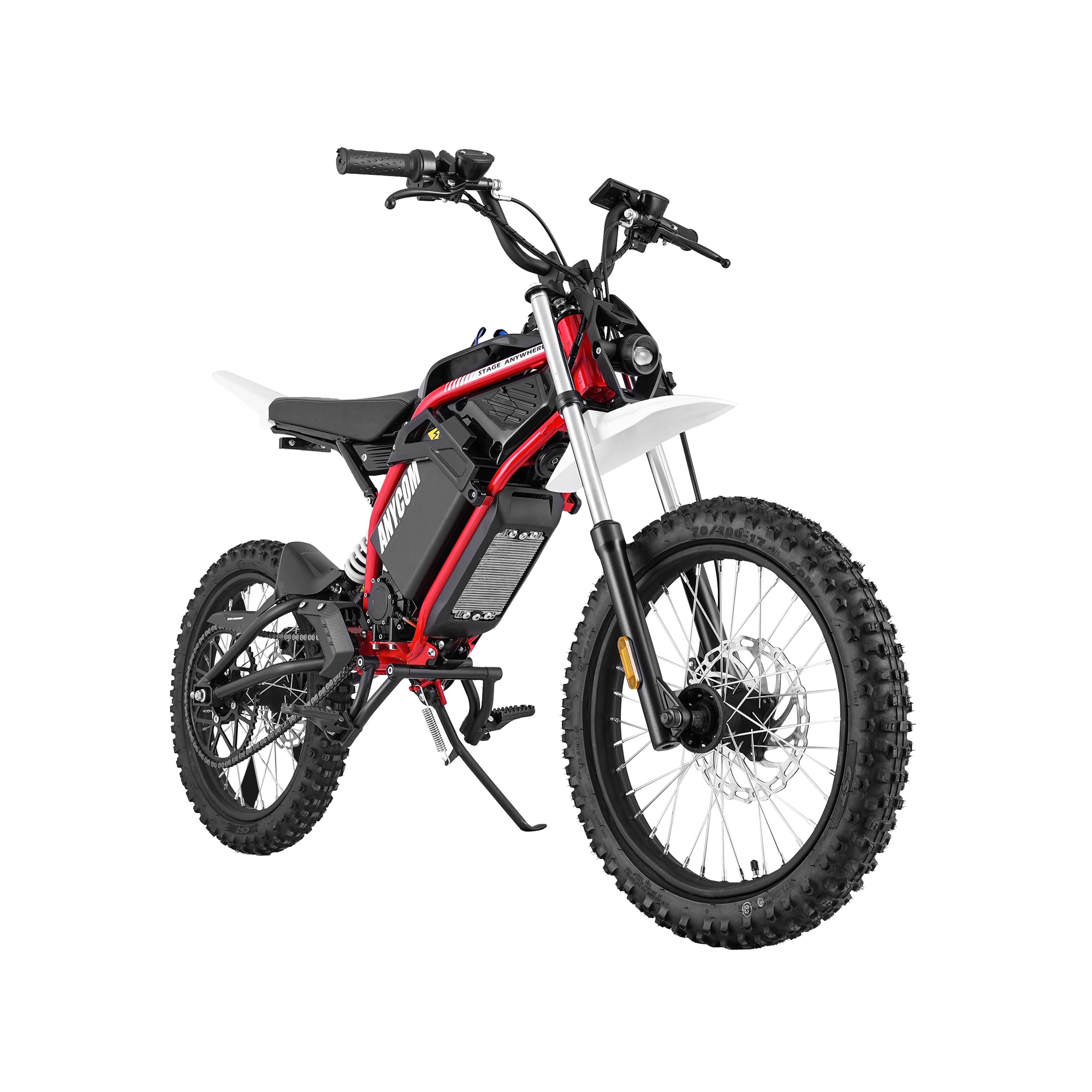 Anycom DB1 Mid-Drive Off-Road Electric Dirt Bike with pedal for All Ages