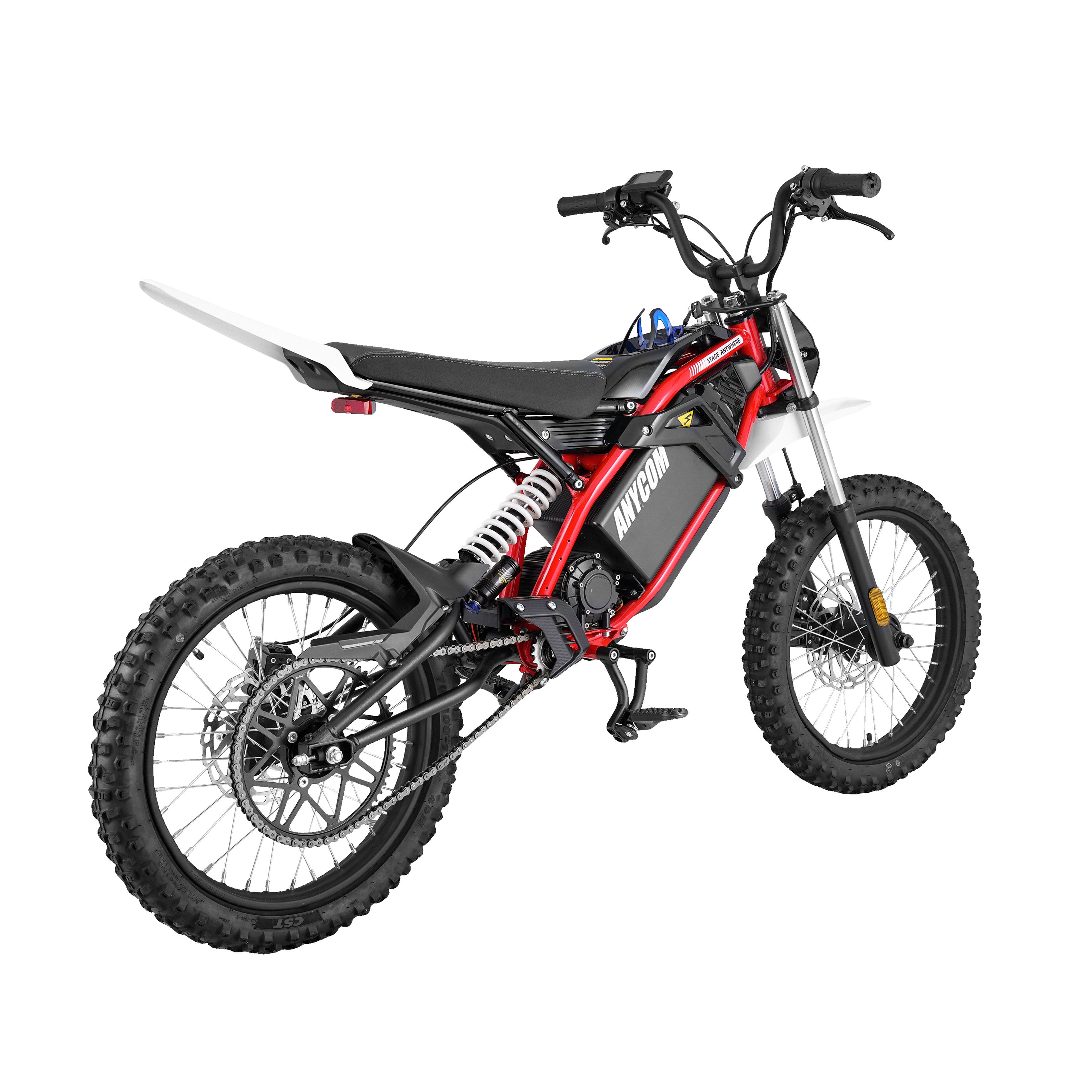 Anycom DB1 Mid-Drive Off-Road Electric Dirt Bike with pedal for All Ages