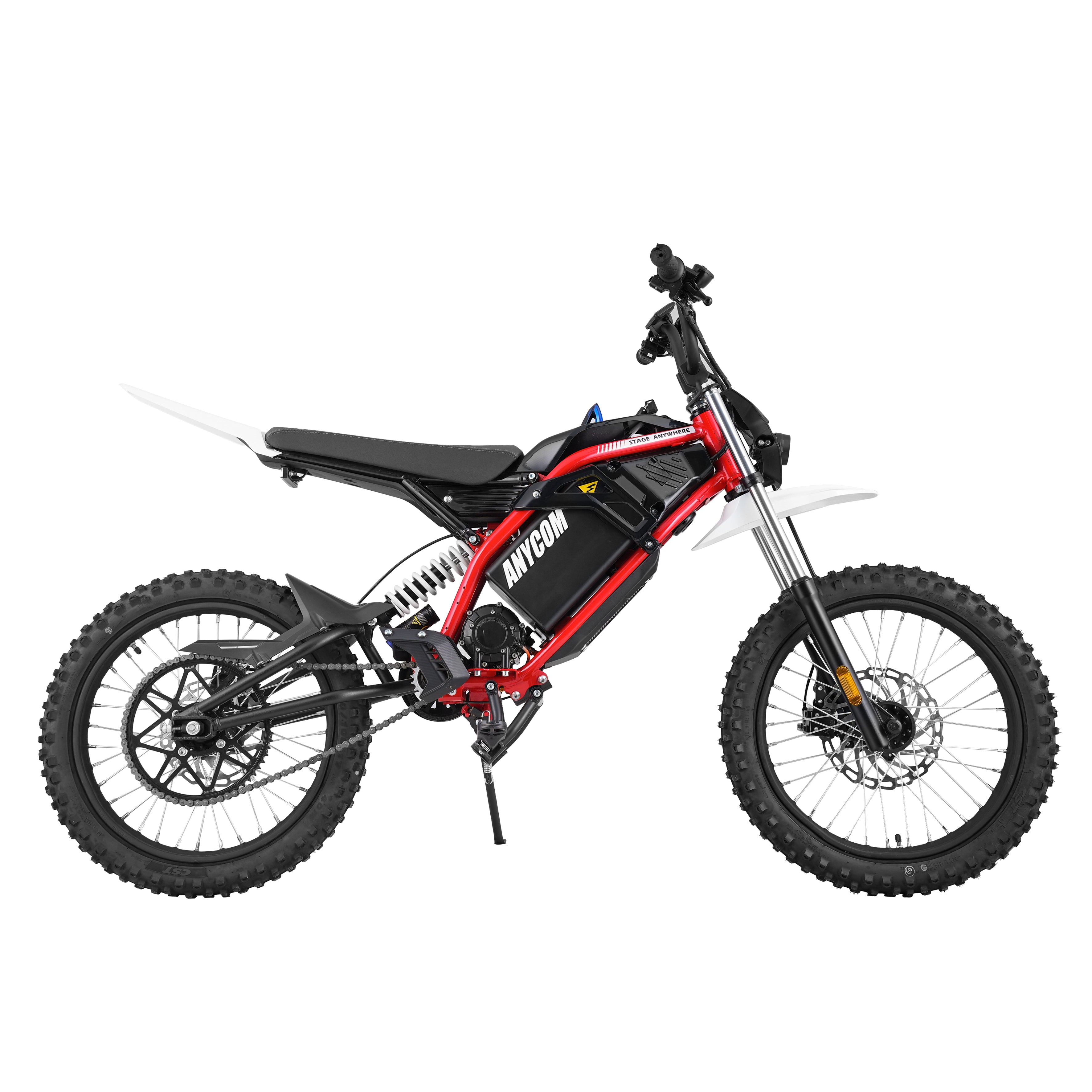 Anycom DB1 Mid-Drive Off-Road Electric Dirt Bike with pedal for All Ages
